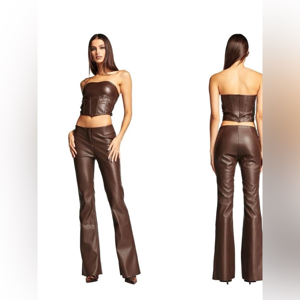 I.AM.GIA. Brown leather set